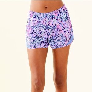 NWT Lilly Pulitzer Luxletic 4" Ocean Trail Short